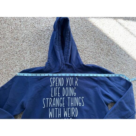 Sweatshirt/Hoodie, size Large, Spend Life Doing Strange things with weird People - Picture 4 of 10